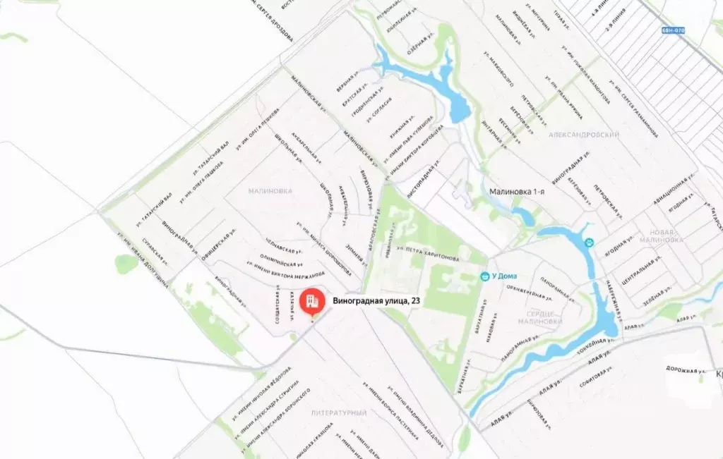 Участок в Тамбовская область, Тамбов ул. Виноградная, 23 (7.5 сот.) - Фото 2