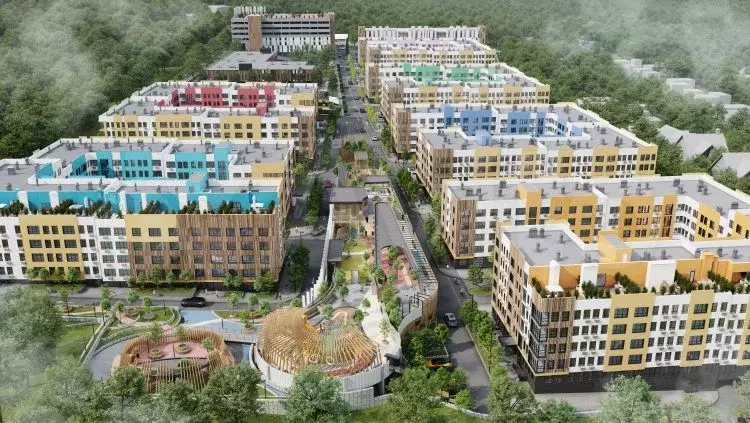 1-к. квартира, 49 м, 4/5 эт. - Фото 1
