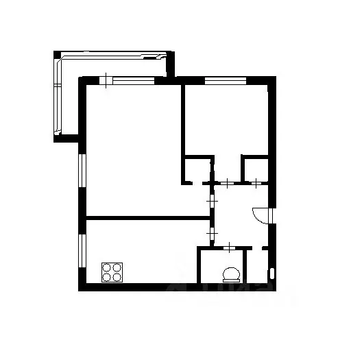 2-к кв. Санкт-Петербург ул. Бабушкина, 31 (40.9 м) - Фото 2