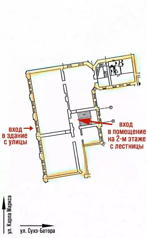 Торговая площадь в Иркутская область, Иркутск ул. Сухэ-Батора, 18 (470 ... - Фото 2