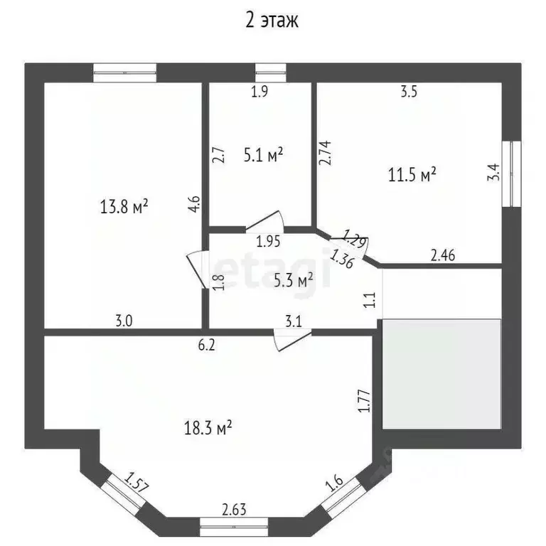 Дом в Ростовская область, Ростов-на-Дону Свердловская ул. (127 м) - Фото 1