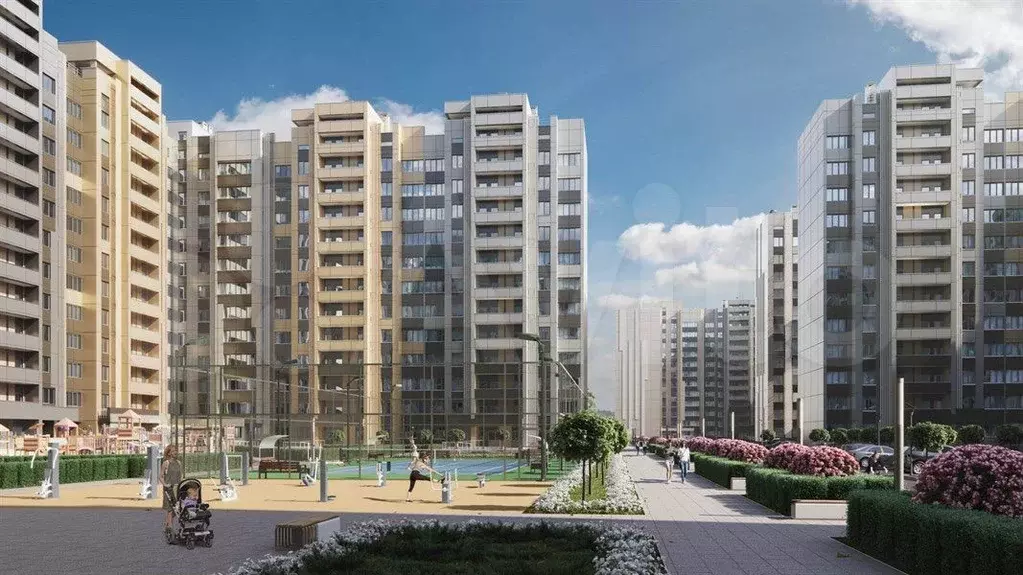 2-к. квартира, 62,6 м, 8/14 эт. - Фото 1