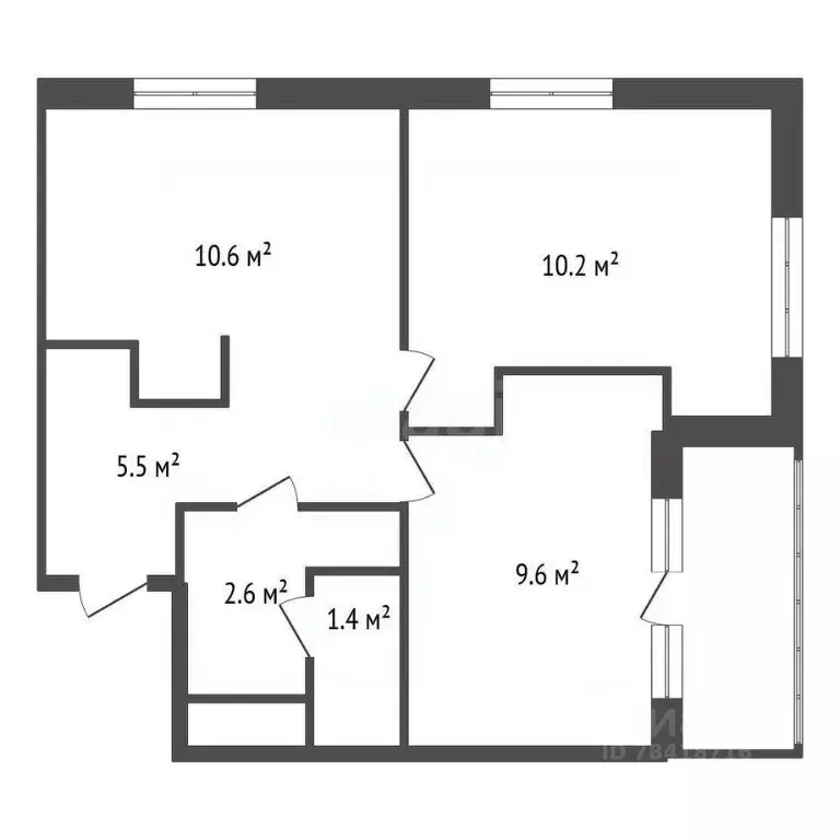 2-к кв. Калужская область, Обнинск ул. Кутузова, 23 (40.7 м) - Фото 2