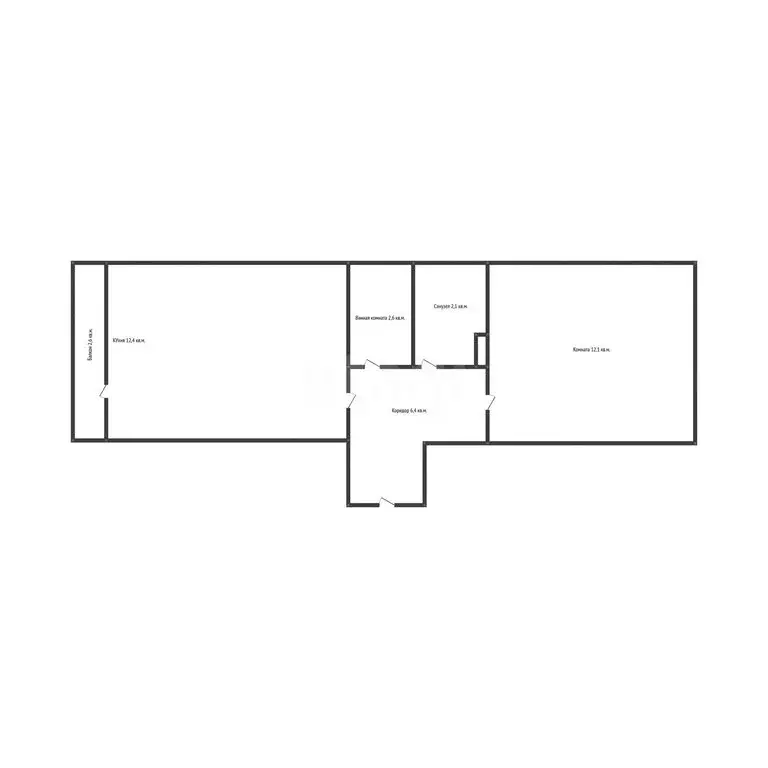 1-комнатная квартира: городской округ Краснодар, посёлок Пригородный, ... - Фото 2