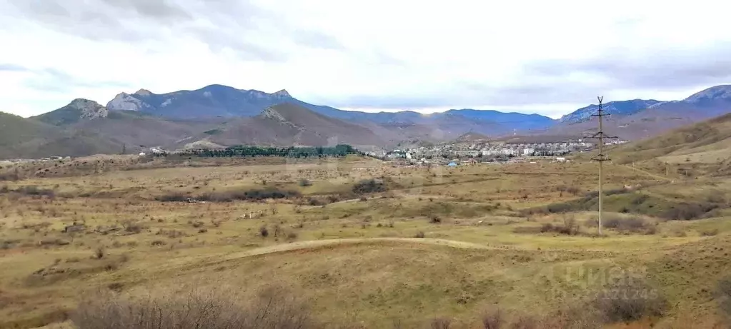 Участок в Крым, Феодосия муниципальный округ, Коктебель пгт  (6.85 ... - Фото 1