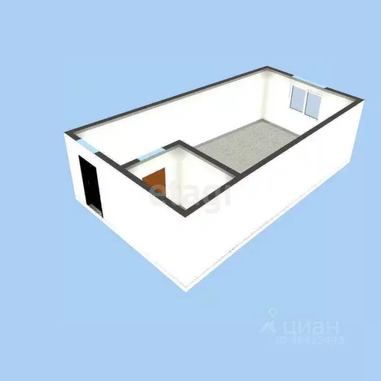 Студия Краснодарский край, Геленджик Крымская ул., 3к2 (33.1 м) - Фото 2