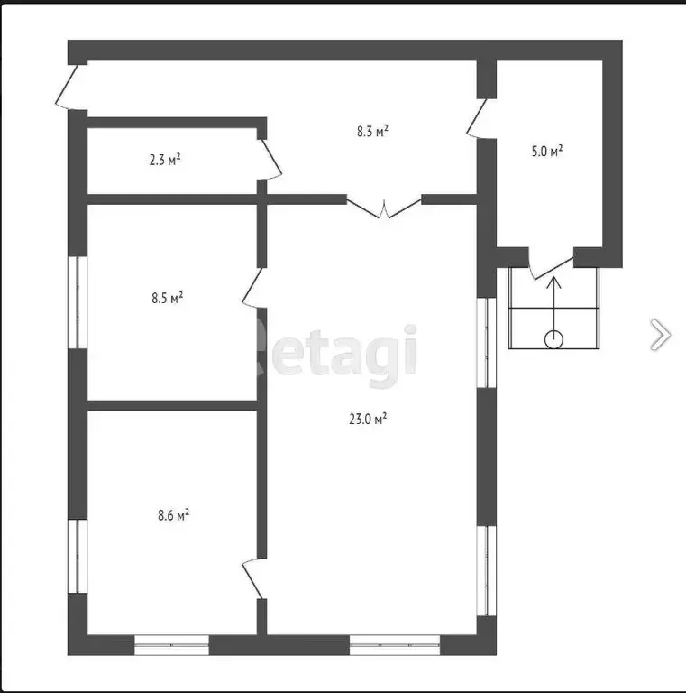 Дом в Балашов, Малая Интернациональная улица (50.8 м) - Фото 0