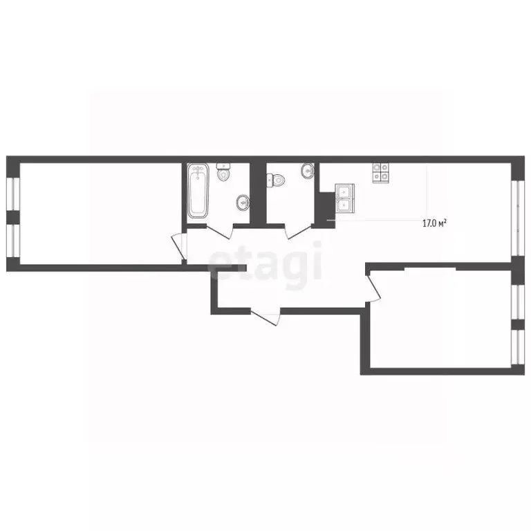 3-к кв. Москва ул. Льва Кассиля, 1к1 (64.0 м) - Фото 2