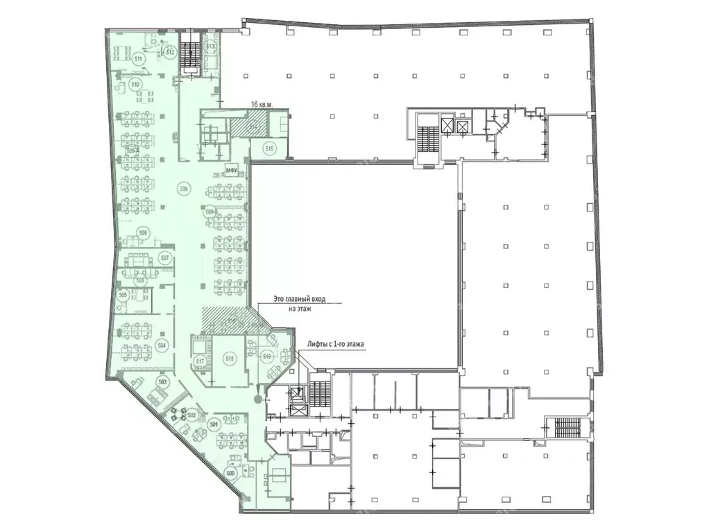 Офис в Москва Кировоградская ул., 23Ак1 (1149 м) - Фото 2