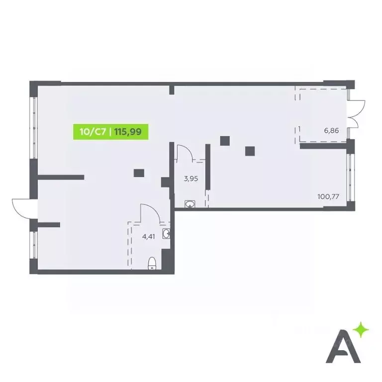 Торговая площадь в Санкт-Петербург ул. Среднерогатская, 11к2 (116 м) - Фото 1