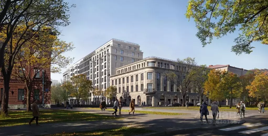 2-к кв. Санкт-Петербург 20-я Васильевского острова линия, 19 (102.9 м) - Фото 1