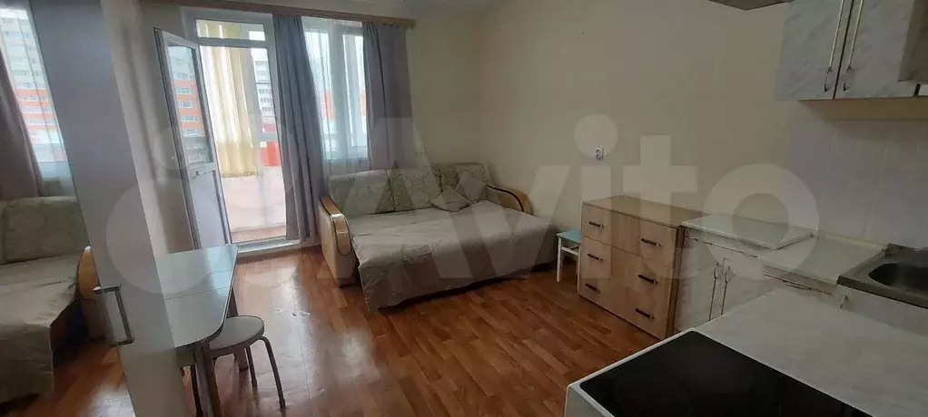 Квартира-студия, 28 м, 4/12 эт. - Фото 1