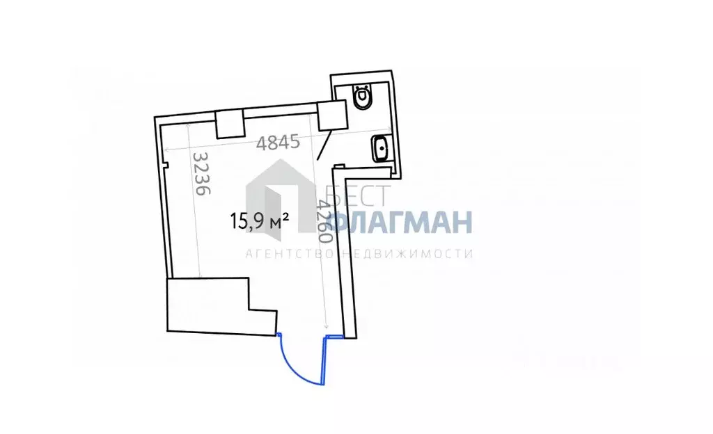 Офис в Москва Новослободская ул., 19С1 (16 м) - Фото 2