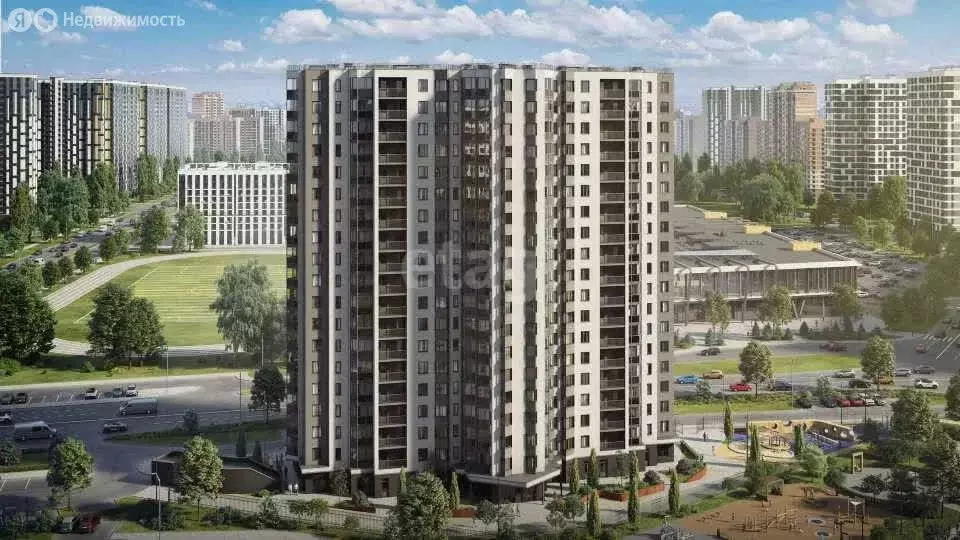 1-комнатная квартира: Мурино, улица Шувалова, 34 (35.9 м) - Фото 1