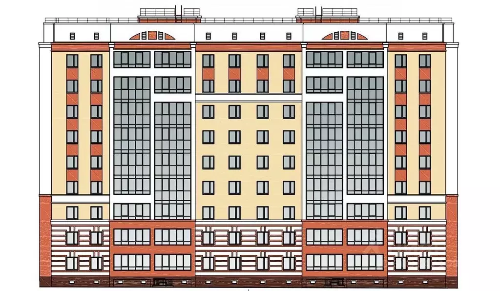 4-к кв. Омская область, Омск ул. А.Н. Кабанова, 2 (81.95 м) - Фото 0