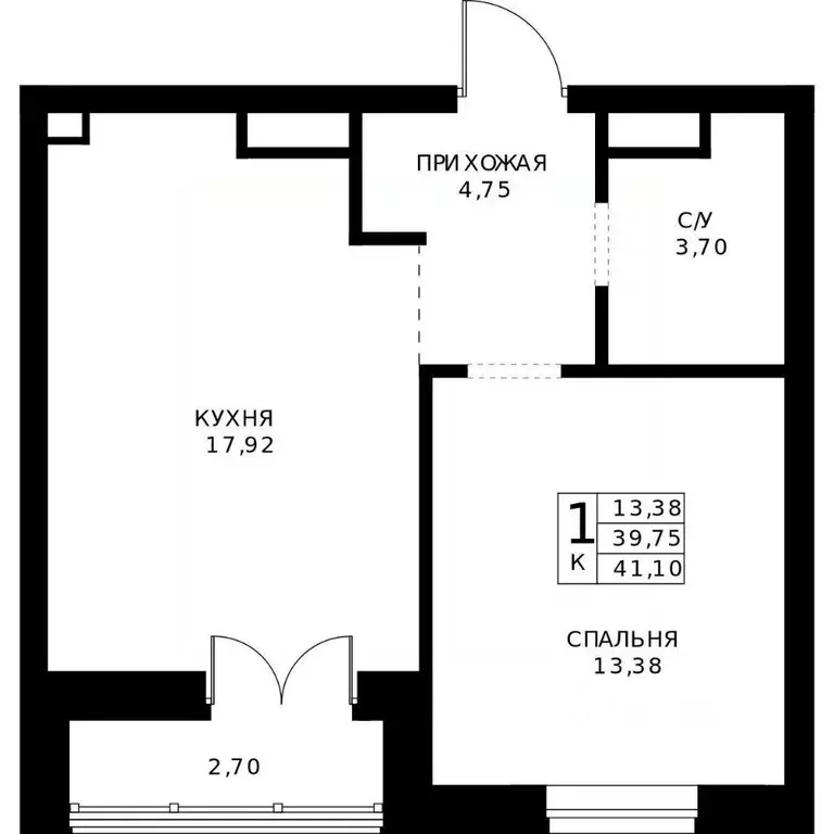 1-к кв. Нижегородская область, Нижний Новгород Ленгородок мкр, Мед ... - Фото 1