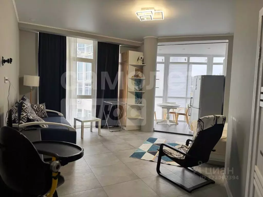 Студия Севастополь с. Орловка, ш. Качинское, 35/61 (44.0 м) - Фото 1