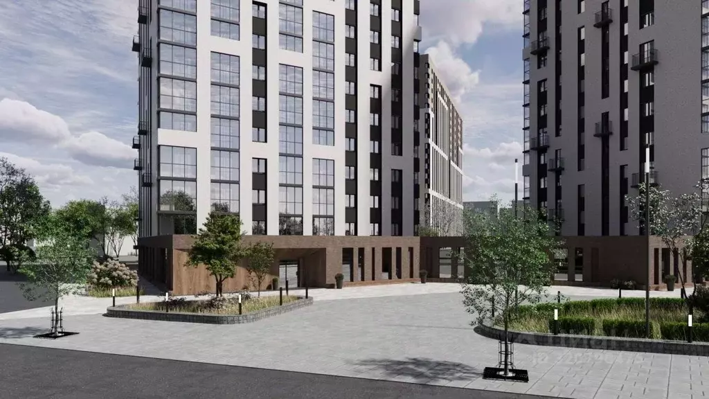 3-к кв. Иркутская область, Иркутск Лермонтов парк жилой комплекс (78.0 ... - Фото 2