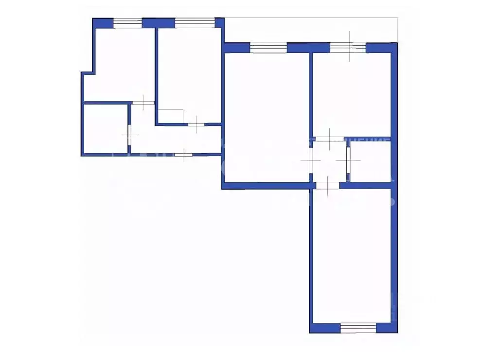 5-к кв. Кемеровская область, Междуреченск ул. Пушкина, 35 (94.9 м) - Фото 1