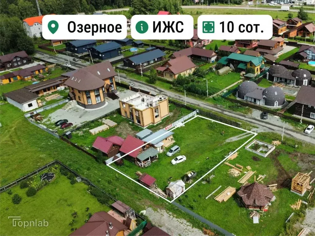 Дом в Алтай, Майминский район, Манжерокское с/пос, с. Озерное ул. ... - Фото 1