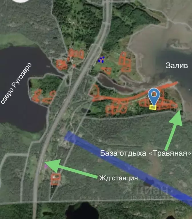 Участок в Мурманская область, Кандалакшский район, Зеленоборский ... - Фото 0