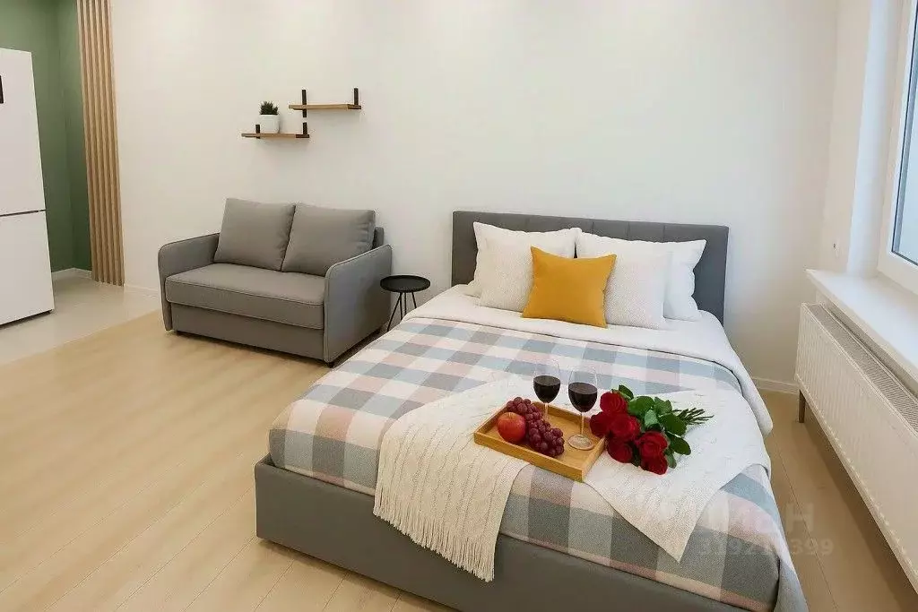 1-к кв. Самарская область, Самара ул. Санфировой, 101 (34.0 м) - Фото 1