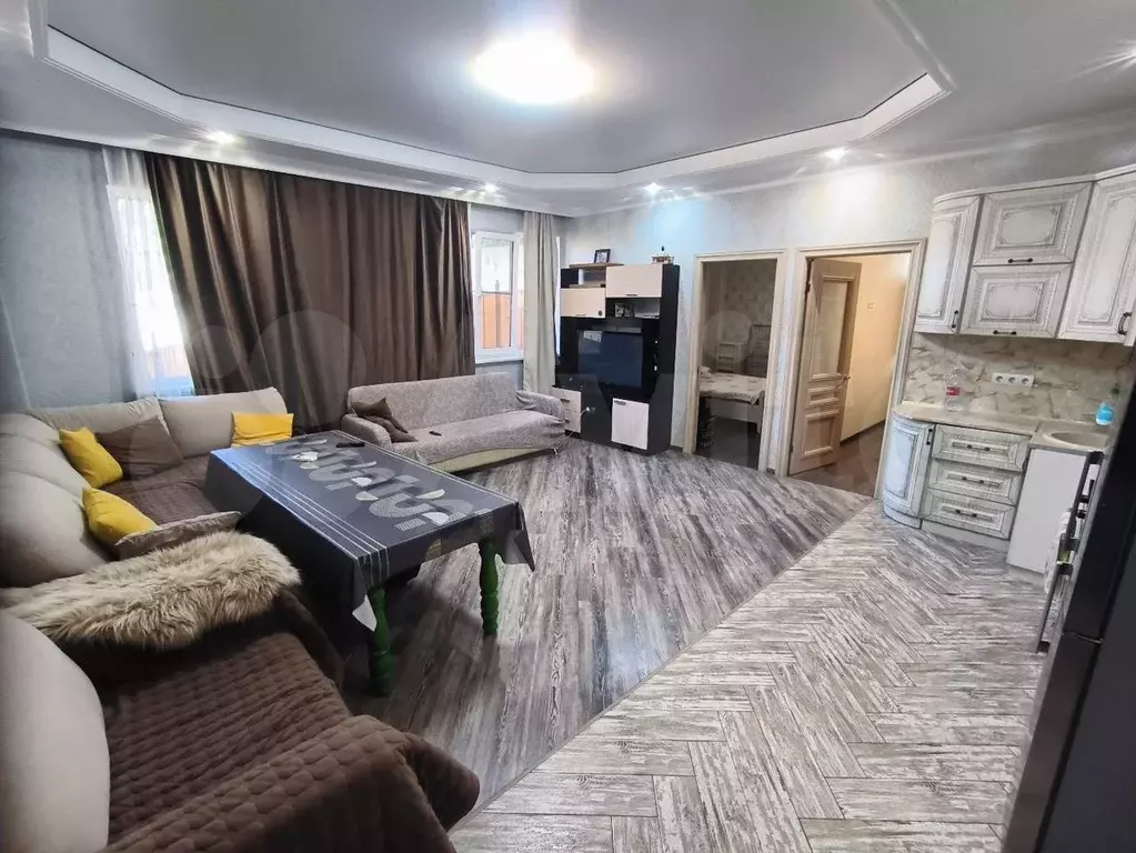 3-к. квартира, 56 м, 1/7 эт. - Фото 0