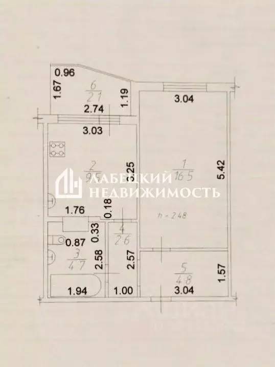 1-к кв. Татарстан, Казань просп. Победы, 160 (38.1 м) - Фото 2