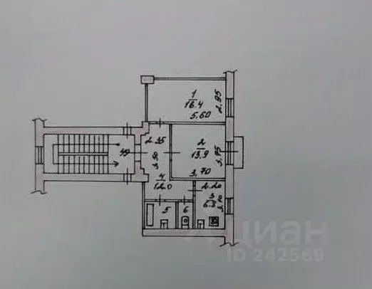 2-к кв. Московская область, Раменское ул. Карла Маркса, 8 (54.7 м) - Фото 2