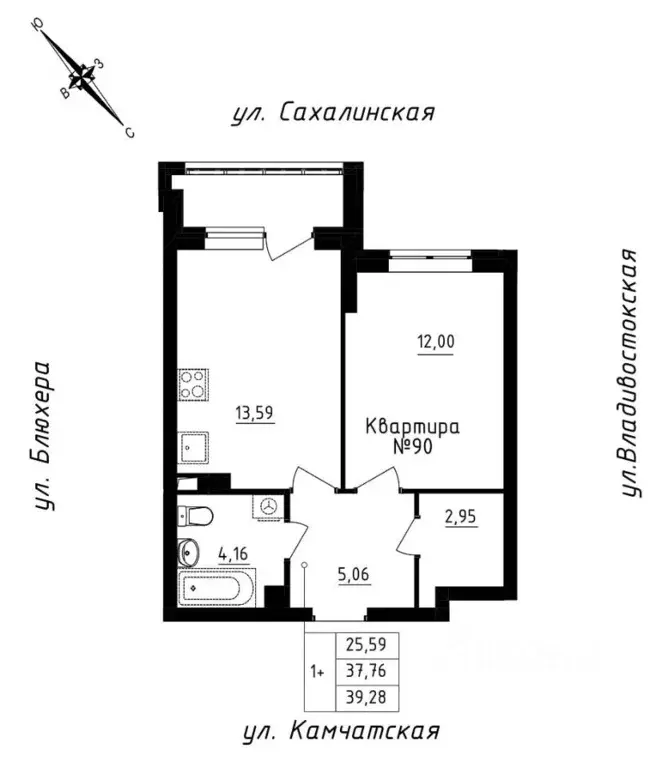1-к кв. Свердловская область, Екатеринбург ул. Кронштадтская, 30 ... - Фото 1