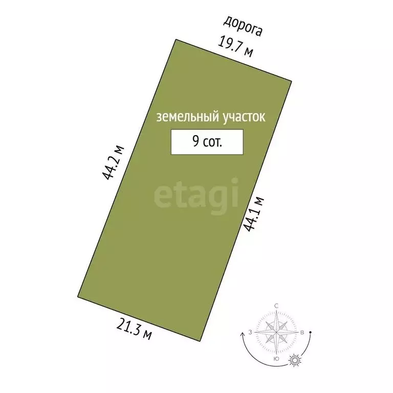 Участок в Миасс, улица Феди Горелова (9 м) - Фото 1