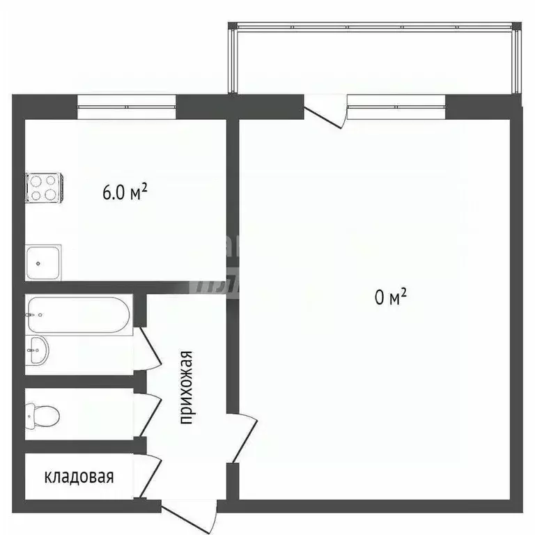 1-к кв. Челябинская область, Миасс Орловская ул., 32 (32.0 м) - Фото 2
