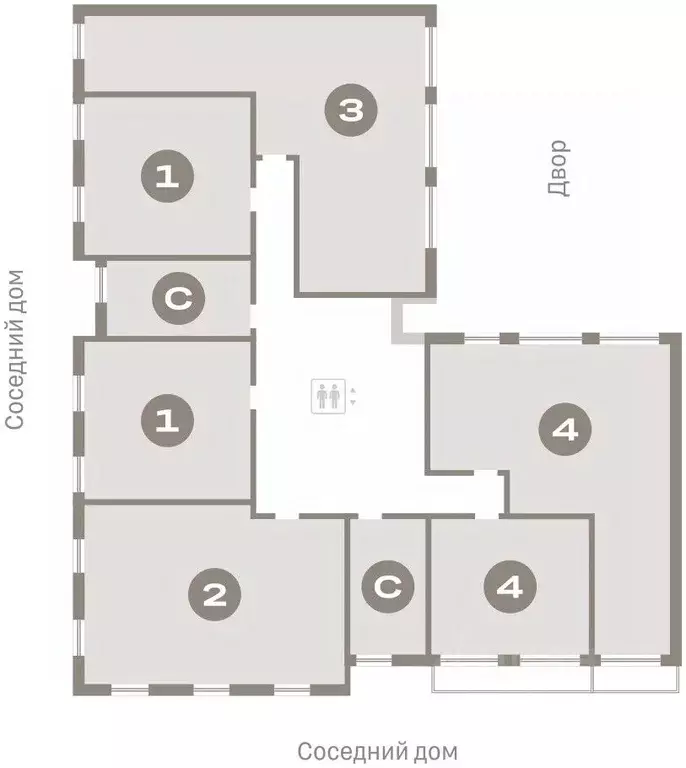 4-к кв. Новосибирская область, Новосибирск Европейский Берег мкр,  ... - Фото 1
