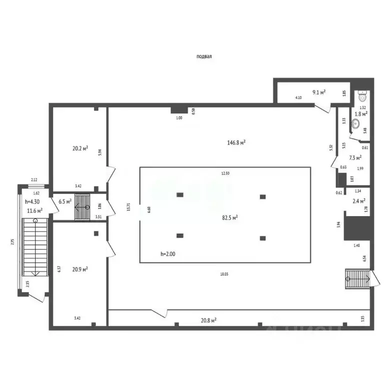 Торговая площадь в Красноярский край, Красноярск ул. Дубровинского, ... - Фото 1