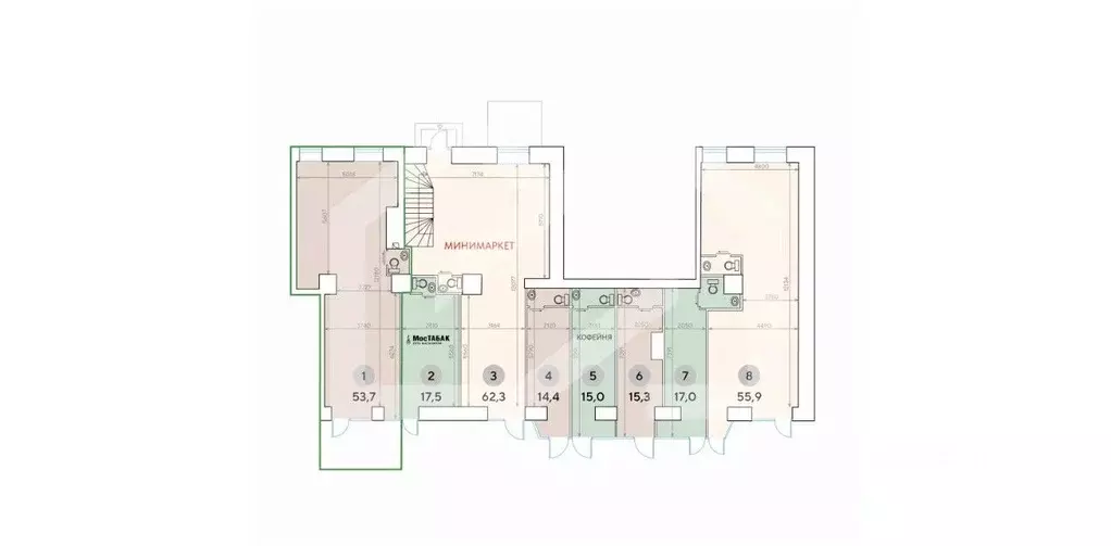 Помещение свободного назначения в Москва Ленинградский просп., 33К3 ... - Фото 2