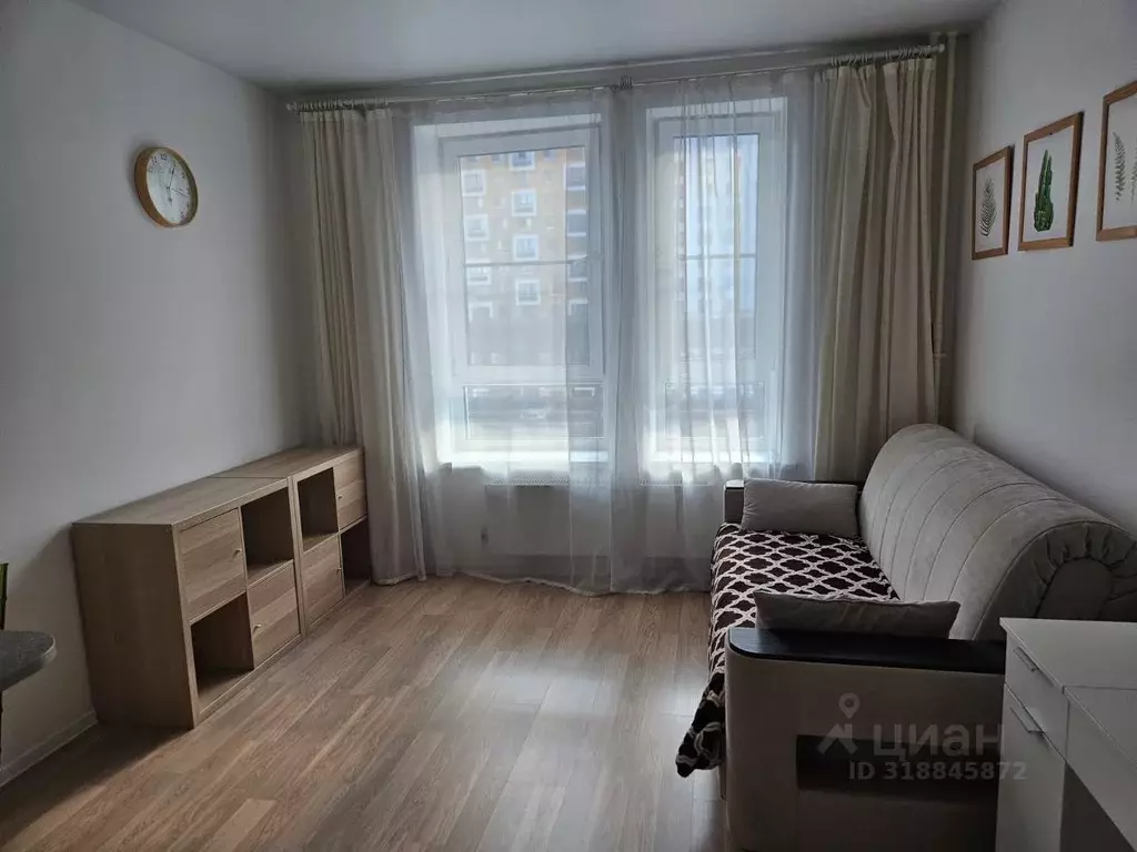 Студия Москва ул. Саларьевская, 10к2 (25.0 м) - Фото 1