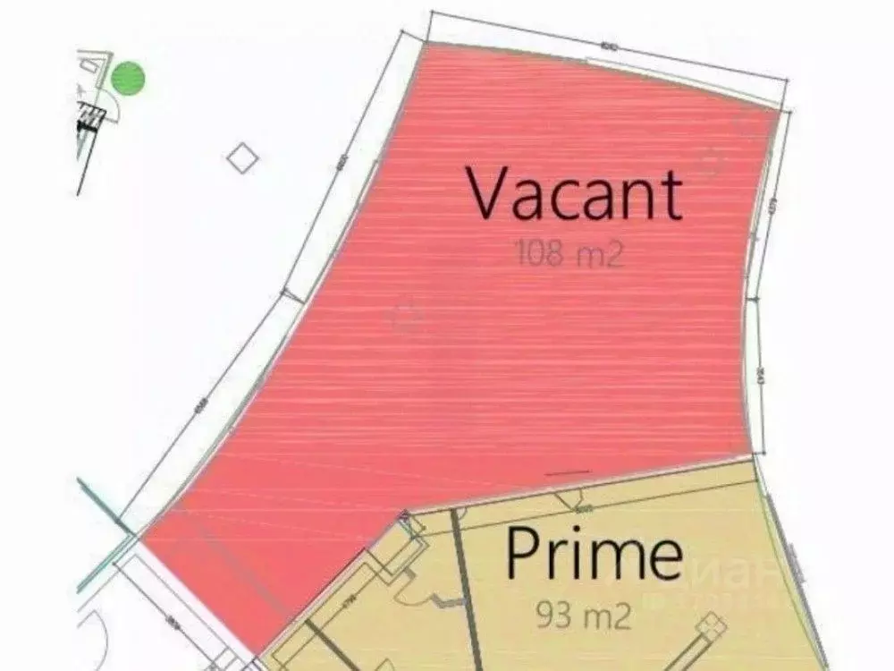 Торговая площадь в Москва наб. Пресненская, 10А (108 м) - Фото 1