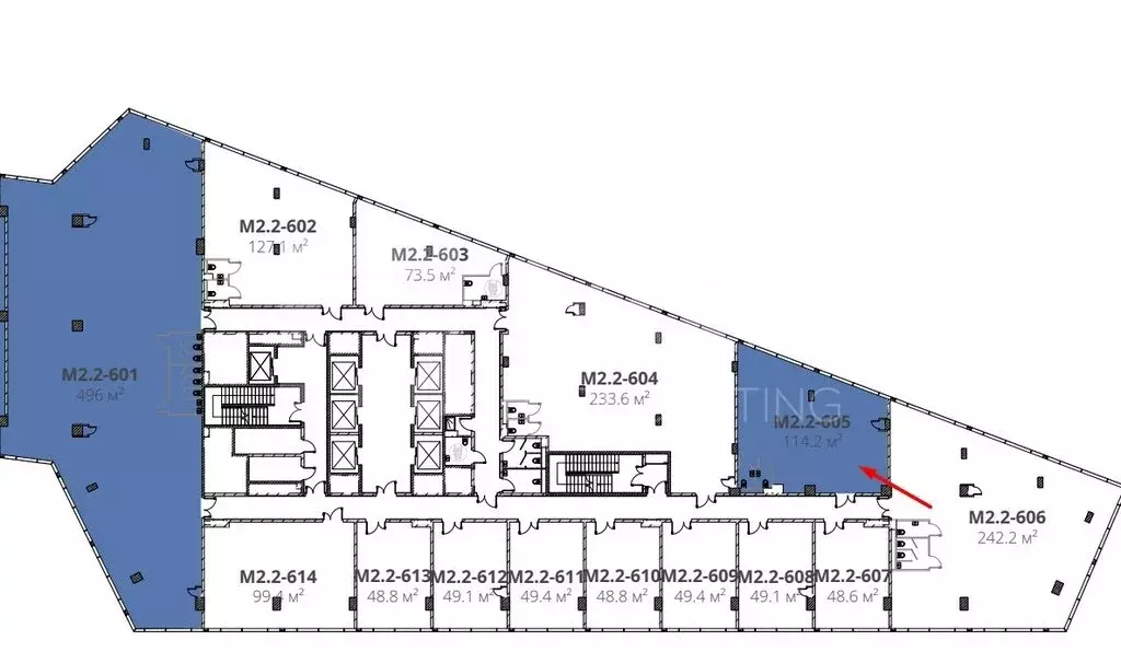 Офис (114.2 м) - Фото 2