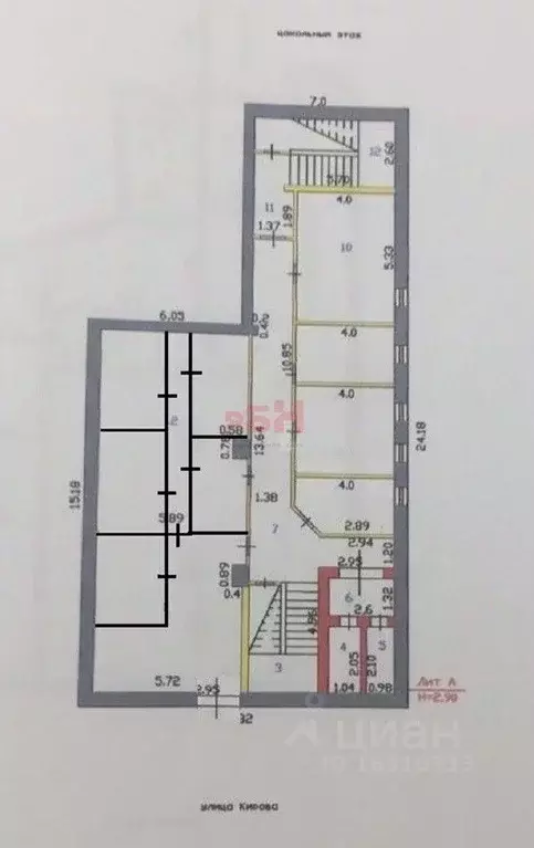 Офис в Пензенская область, Пенза ул. Кирова (213 м) - Фото 1