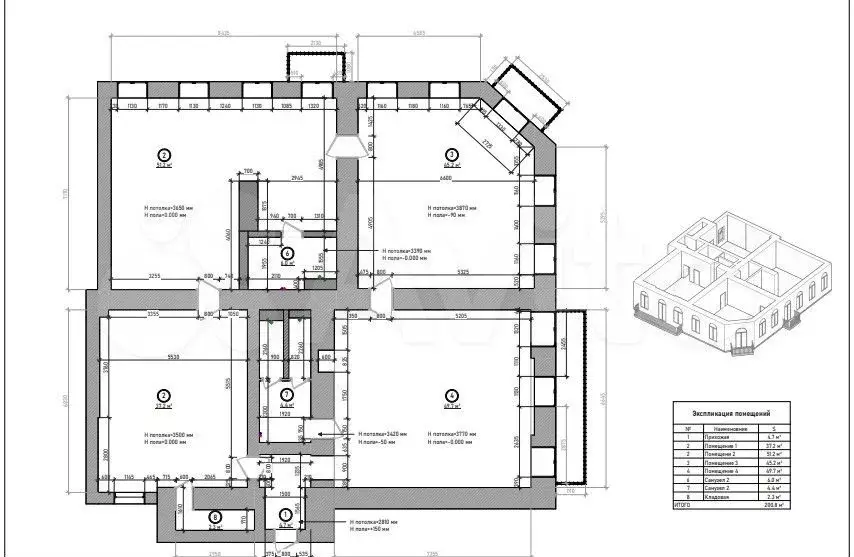 Продажа офисного помещения 225 м2 - Фото 0