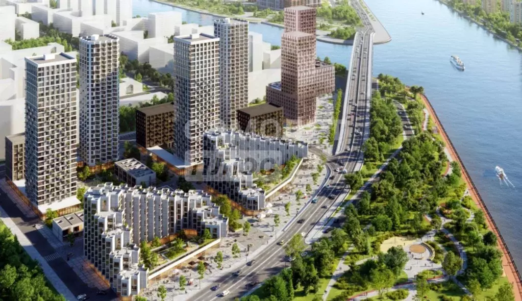 3-к кв. Москва наб. Марка Шагала, 11к3 (60.3 м) - Фото 1