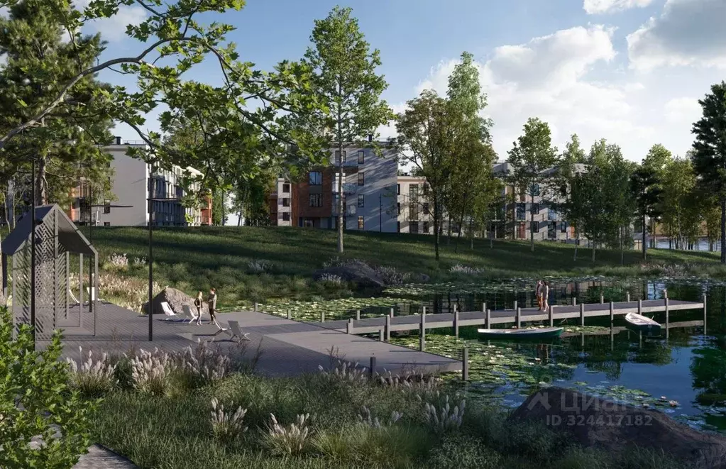 2-к кв. Калининградская область, Гурьевский муниципальный округ, пос. ... - Фото 2