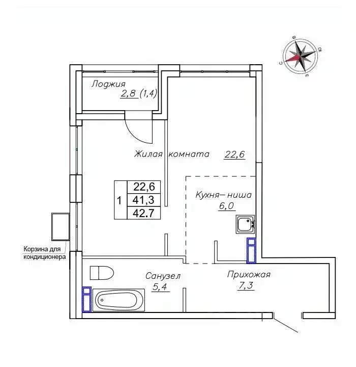 1-к кв. Приморский край, Надеждинский район, пос. Новый ул. Ленина, ... - Фото 1