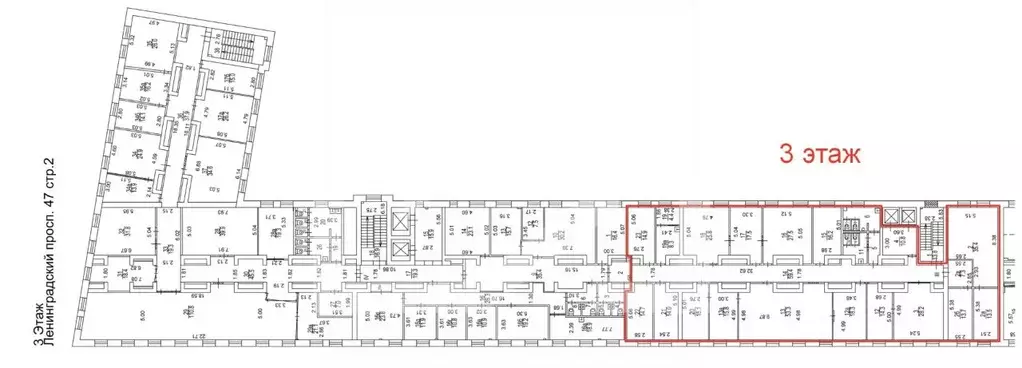 Помещение свободного назначения в Москва Ленинградский просп., 47С2 ... - Фото 2