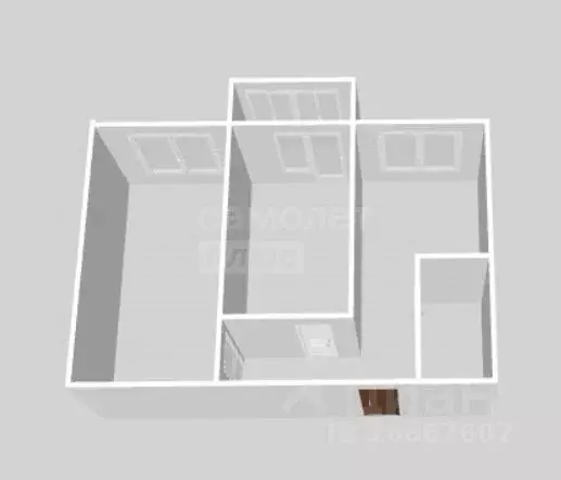 2-к кв. Оренбургская область, Оренбург Транспортная ул., 16/1 (51.6 м) - Фото 2