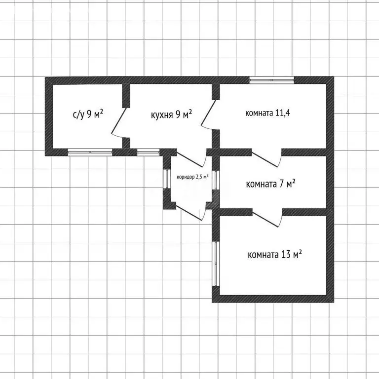 Дом в Майкоп, Апшеронская улица (51.9 м) - Фото 1