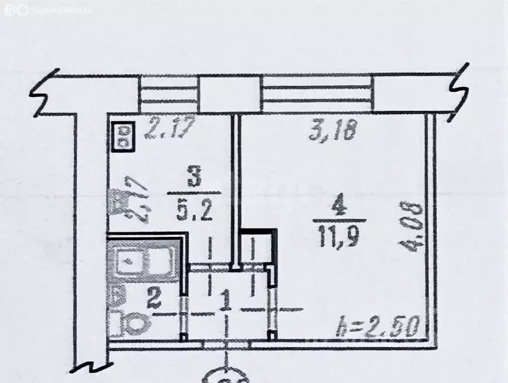 1-комнатная квартира: Омск, микрорайон Городок Нефтяников, улица 22 ... - Фото 1
