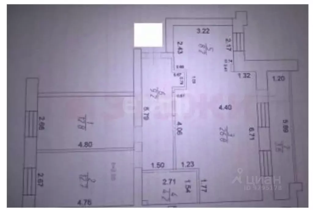 3-к кв. Татарстан, Казань Гвардейская ул., 61 (74.0 м) - Фото 2