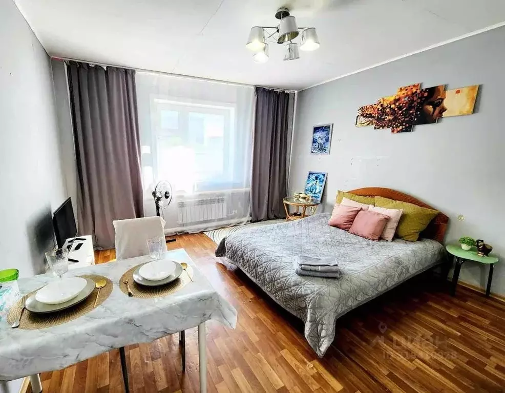 1-к кв. Саха (Якутия), Якутск ул. Петра Алексеева, 60/2Г (26.0 м) - Фото 0