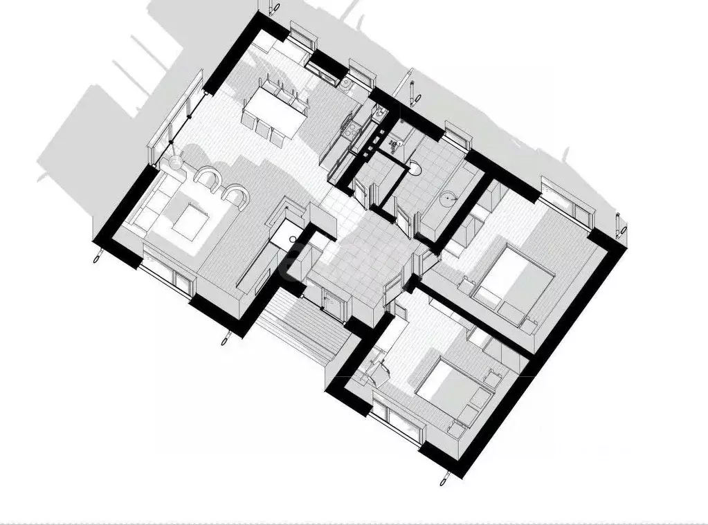 Дом в Костромская область, Нерехтский район, Волжское с/пос, д. ... - Фото 2